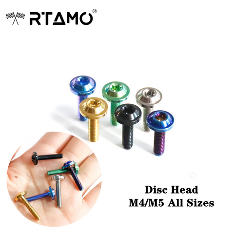 RTAMO M4/M5 Titanium Disc UFO Head Bolts