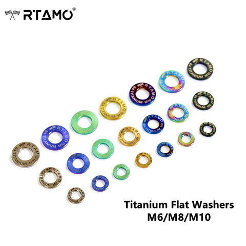 Titanium Flat Washers M6/M8/M10