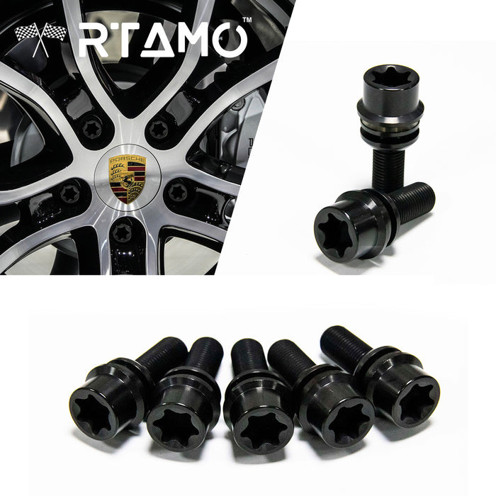 Grade12.9 Strength Titanium Bolts - 20PCS Kit fit for Porsche MACAN 911GT3 718 BOXSTER CAYMAN