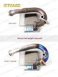 Titaniuim Exhaust Pipe Header Part for KTM DUKE 390 RC390 Husqvarna 401