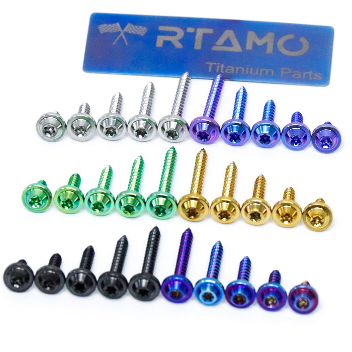 Titanium Self Tapping Bolts M4/M5