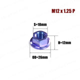 Titanium Flange Nuts M5 to M18 All Sizes