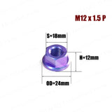 Titanium Flange Nuts M5 to M18 All Sizes