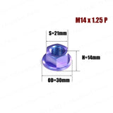 Titanium Flange Nuts M5 to M18 All Sizes