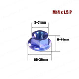 Titanium Flange Nuts M5 to M18 All Sizes