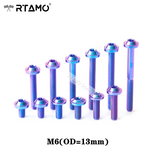 RTAMO M6(OD=13mm) Titanium Disc UFO Head Bolts