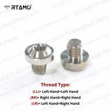 Titanium Mirror Bolts M10X10mm Disc Head