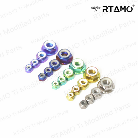 New Design Titanium Nylon Lock Nuts M4/M5/M6/M8