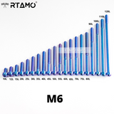 M6 Titanium Bolts Cylindrical Head Torx Drive