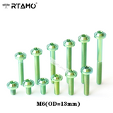 RTAMO M6(OD=13mm) Titanium Disc UFO Head Bolts