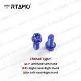 M8x16L Titanium Mirror Bolts Double CNC Head