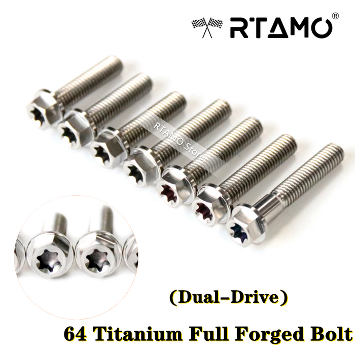 64 Titanium Full Forged Flange Torx Bolt M6