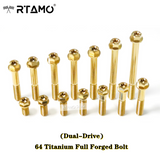 64 Titanium Full Forged Flange Torx Bolt M8 Dual-Drive