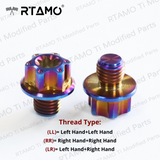 M10x10 Titanium Mirror Bolts CNC Head