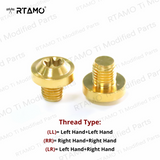 Titanium Mirror Bolts M10X10mm Disc Head