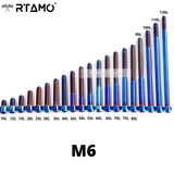M6 Titanium Bolts Cylindrical Head Torx Drive