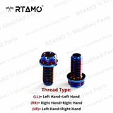 M8x16L Titanium Mirror Bolts Double CNC Head