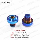 Titanium Mirror Bolts M10X10mm Disc Head