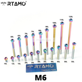 M6 Titanium Bolts Cylindrical Head Torx Drive