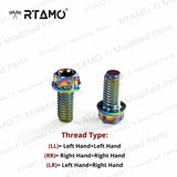 M8x16L Titanium Mirror Bolts Double CNC Head