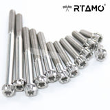 M6 T30 Titanium CNC Bolts All Sizes