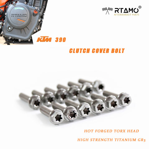 Titanium Clutch Side Cover Bolts 12PCS Kit for KTM 390