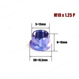 12PT Titanium Nuts M8/M10/M12