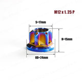 Titanium CNC Nuts M5 to M14 All Sizes