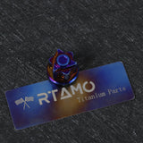 OD22 M8 Titanium Closed End Nut