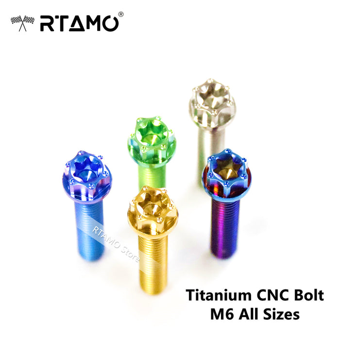 M6 T30 Titanium CNC Bolts All Sizes