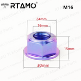 Titanium Metal Lock Nuts M16x1.5P