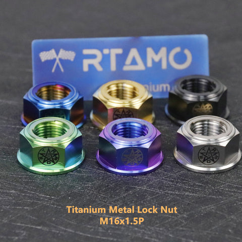 Titanium Metal Lock Nuts M16x1.5P