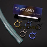 Titanium Double Wire Spring Hose Tube Clamps  Φ13mm