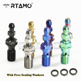 M10x1.0P/1.25P Titanium Brake Caliper Banjo Bolt & Bleed Nipple Kit