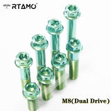 M8 Titanium Dual Drive Race Spec Bolts