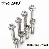 M8 Titanium Dual Drive Race Spec Bolts