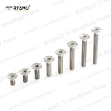 M4/M5/M6/M8 Titanium Countersunk Bolts Socket Head