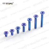 M4/M5/M6/M8 Titanium Countersunk Bolts Socket Head