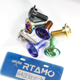 2PCS Titanium Disc Head Bolts M5X15/M6x15