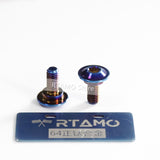 2PCS Titanium Disc Head Bolts M5X15/M6x15