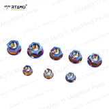 Titanium Flange Nuts M5 to M18 All Sizes