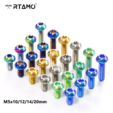 M5 Titanium Torx Bolt Button Head