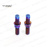 Titanium Alloy M10x1.25 Chain Adjuster Bolts Kit Fit for KTM690/790/1090/1290/SXF450