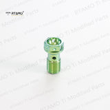 RTAMO Titanium Single Banjo Bolt Flange Drilled Head M10x1.0P/1.25P