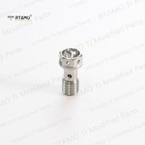 RTAMO Titanium Single Banjo Bolt Flange Drilled Head M10x1.0P/1.25P