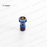 RTAMO Titanium Single Banjo Bolt Flange Drilled Head M10x1.0P/1.25P