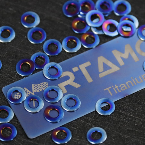(Small O.D.) Titanium Flat Washers M4/M5/M6