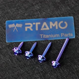 CNC Head Titanium Self-Tapping Bolts M5 All Sizes