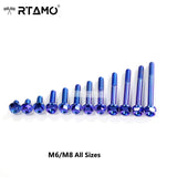 Titanium Flange Bolts M6/M8/M10