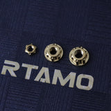 Titanium Thin Nuts CNC Machined M4/M5/M6